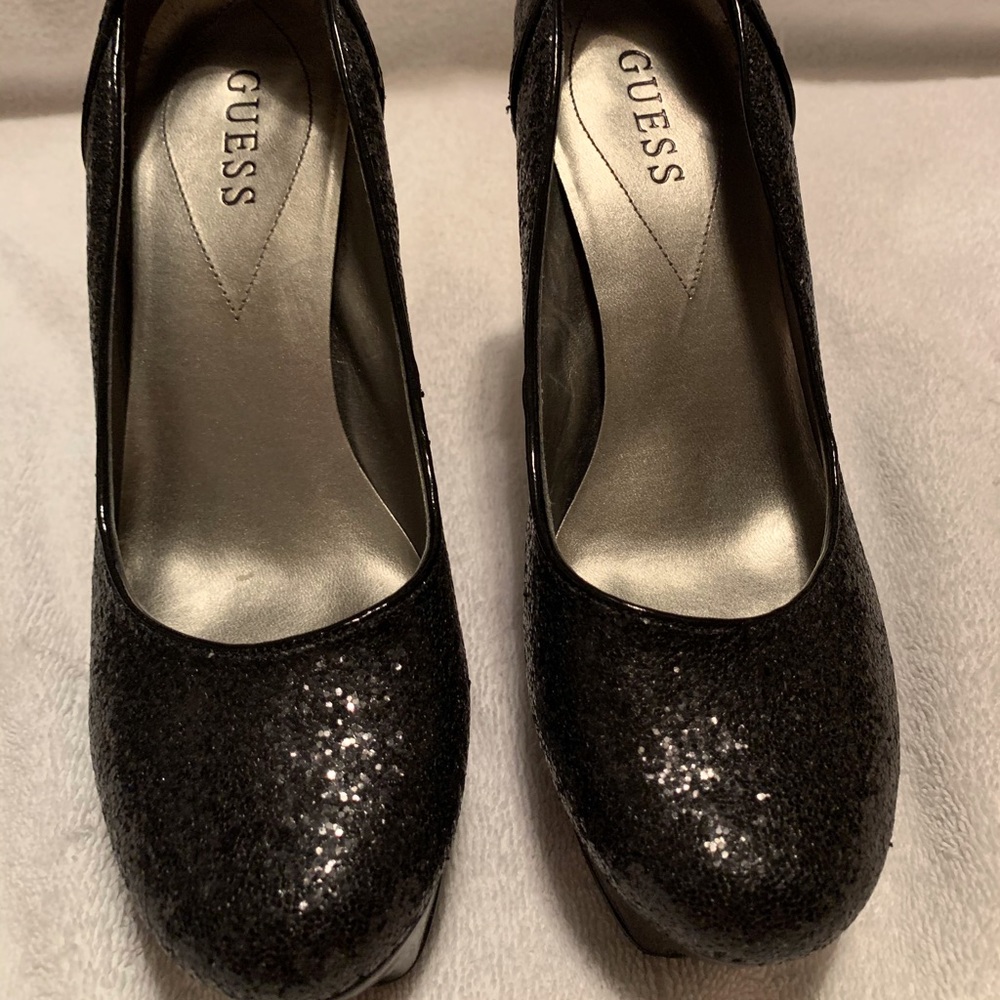 Glitter heels EUC